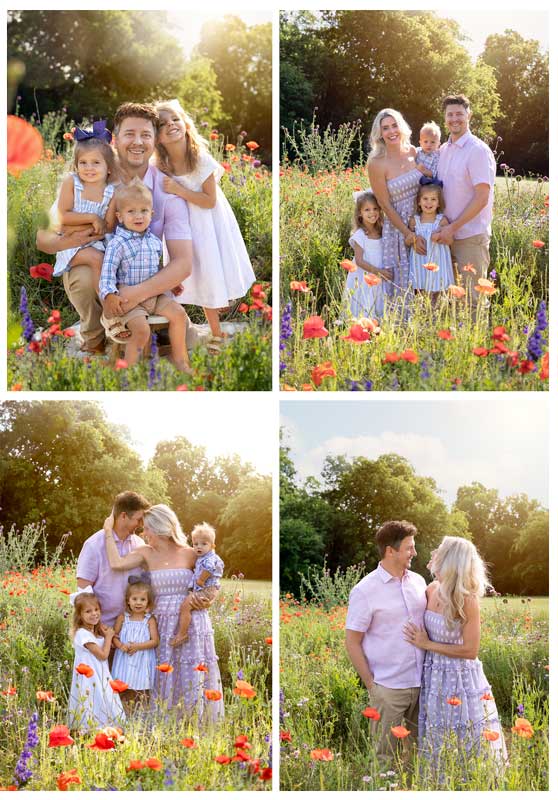 Spring Wildflower Family Portraits
