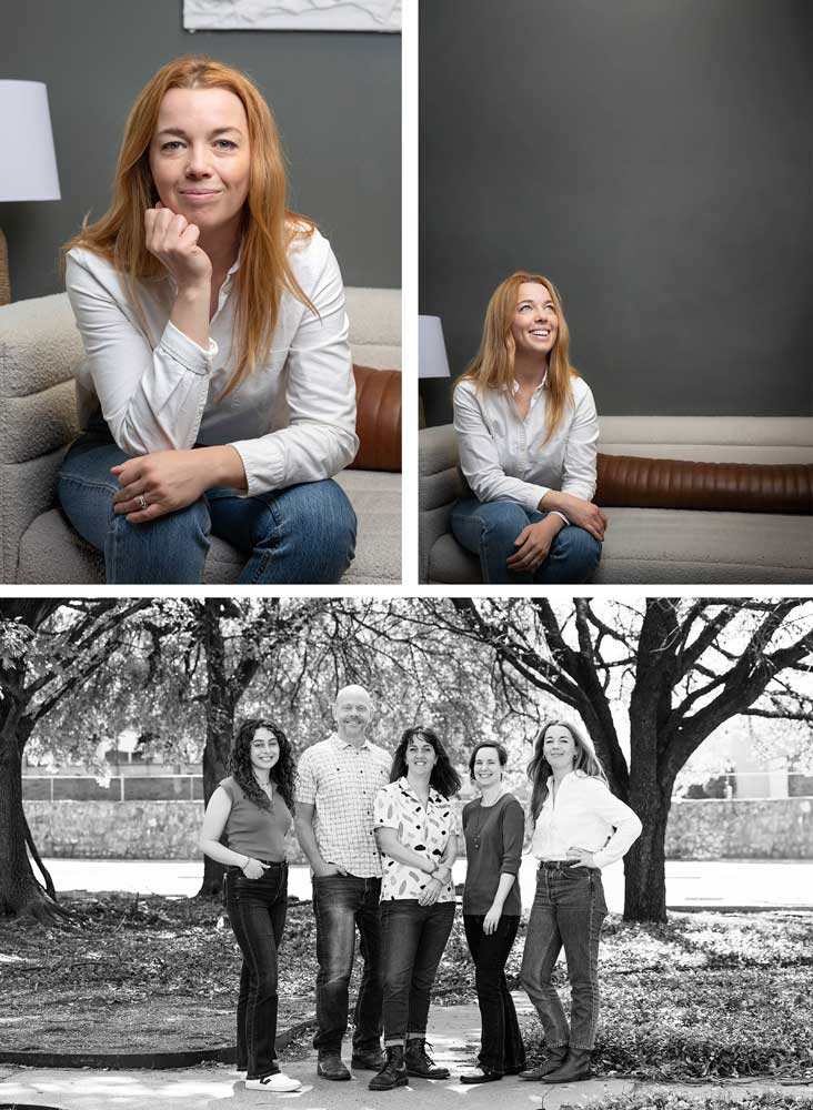 Branding Headshots and Content for a counselor in Dallas, Texas