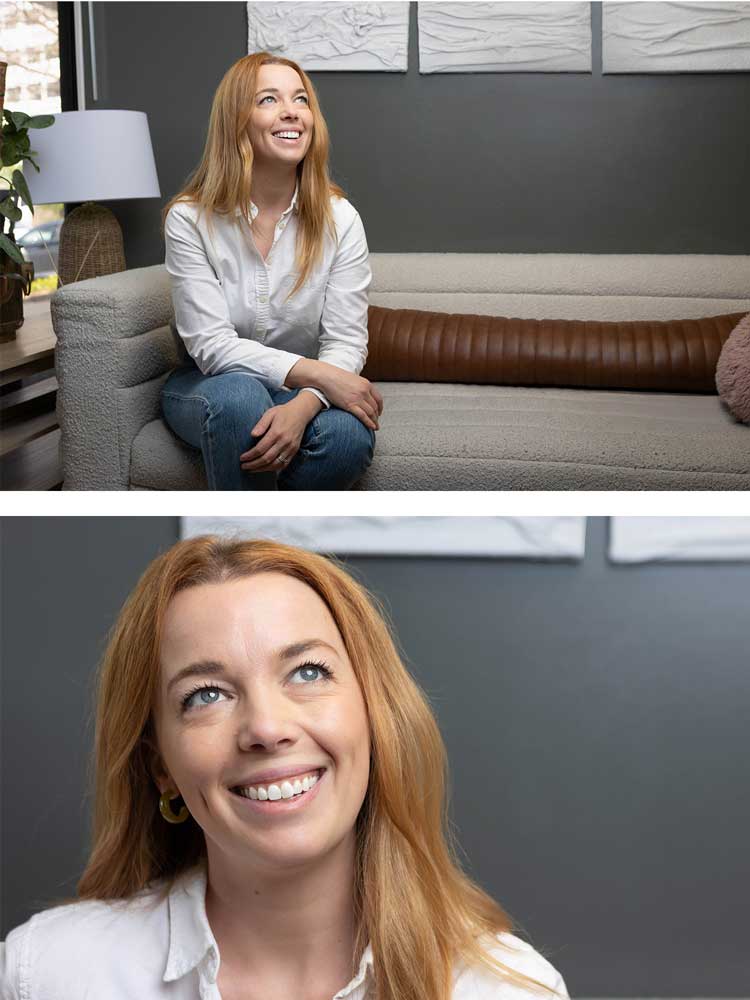 Branding Headshots and Content for a counselor in Dallas, Texas